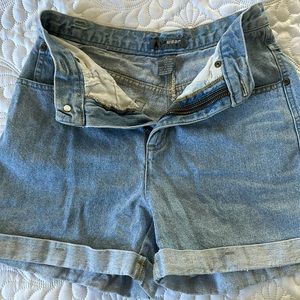 denim shorts